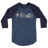 Hashtag Hustle Mafia 3/4 sleeve raglan shirt