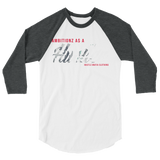 HM Ambitionz as a Hustler 3/4 sleeve raglan shirt