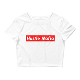 Hustle Mafia Red Women’s Crop Tee