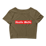 Hustle Mafia Red Women’s Crop Tee