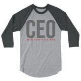 HM CEO 3/4 sleeve raglan shirt