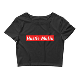 Hustle Mafia Red Women’s Crop Tee
