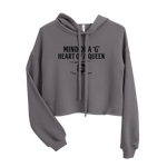 HM Mind of a G, Heart of a Queen Crop Hoodie